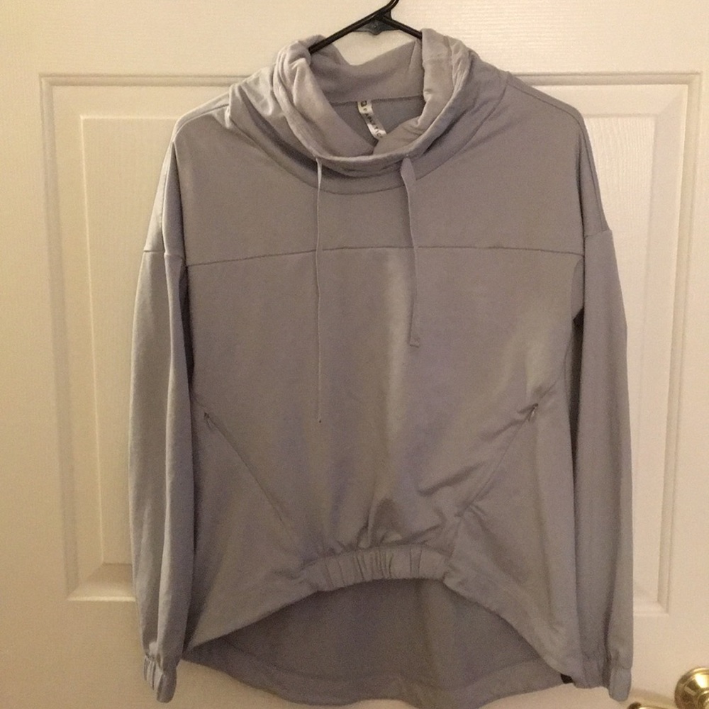 Fabletics Grey Running Hoodie